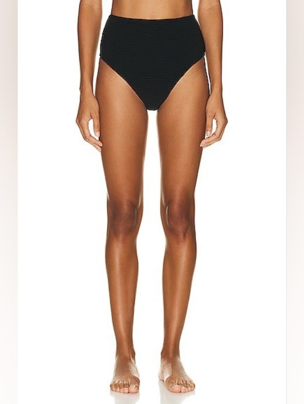NWT Toteme Smocked High Waisted Bikini Bottom Only Size Small